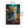 (Big Size)Leopard - 11CT Stamped Cross Stitch - 40*60cm - Animal
