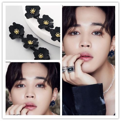 방탄소년단 BE JIMIN Flower Earrings