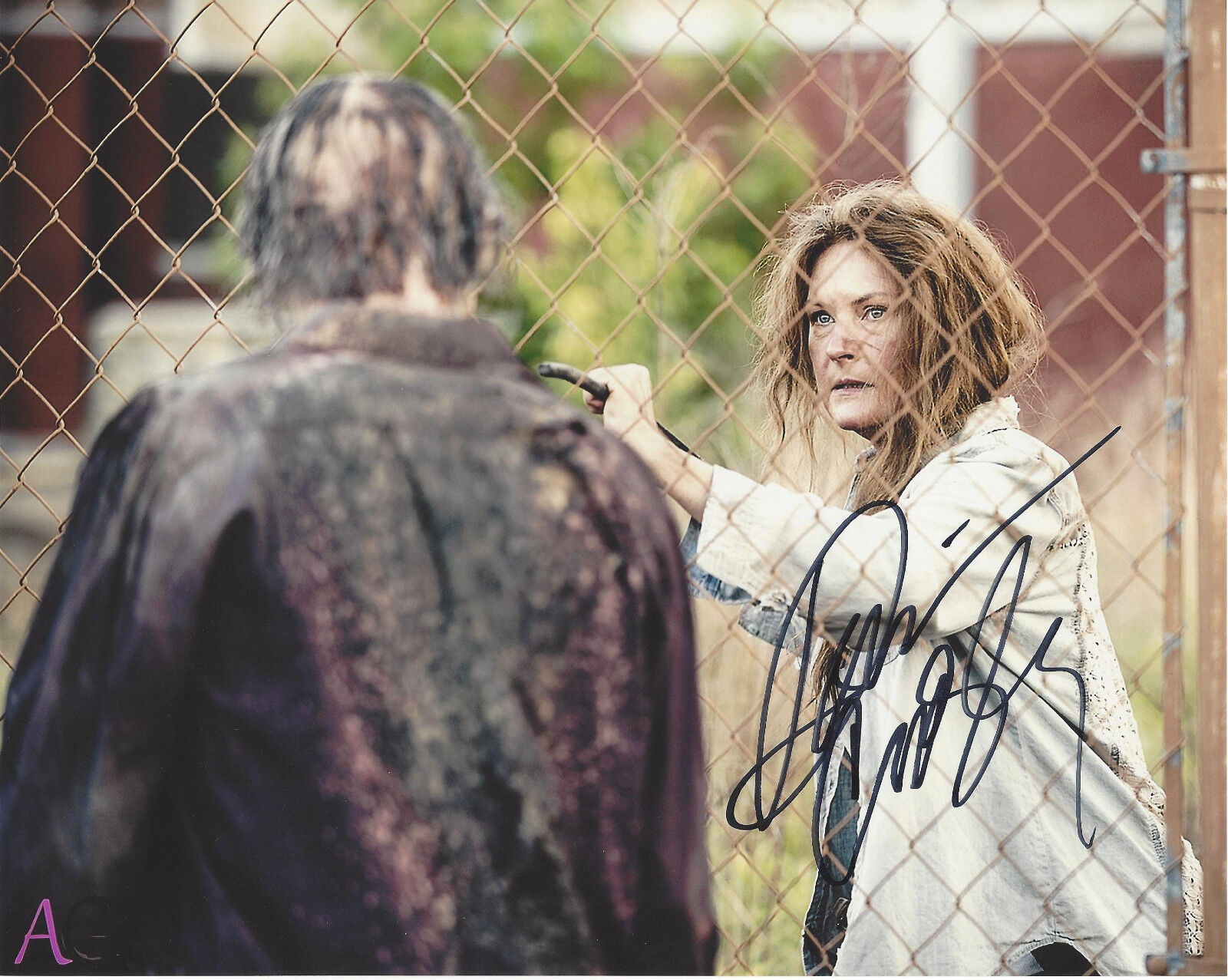 DENISE CROSBY SIGNED AUTHENTIC 'THE WALKING DEAD' MARY 8X10 Photo Poster painting w/COA ACTRESS