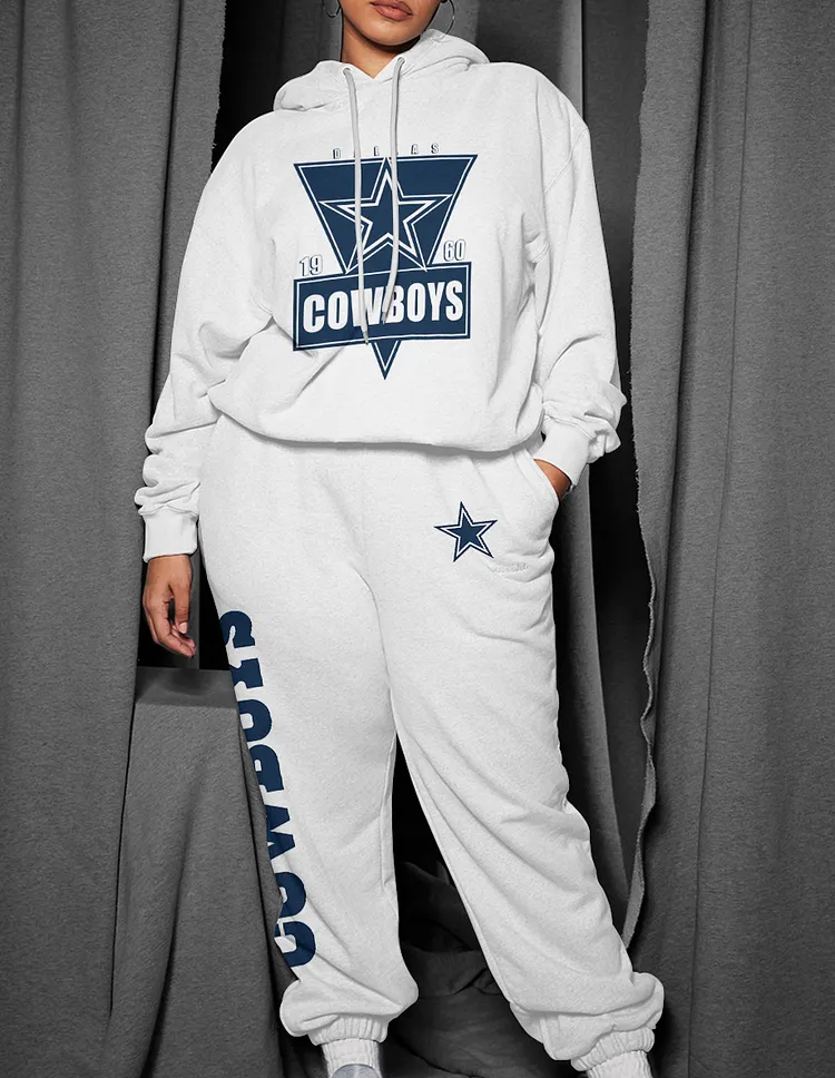  Dallas Cowboys 3D Printed Pullover Hoodie And Sweatpant 2pcs Tracksuits