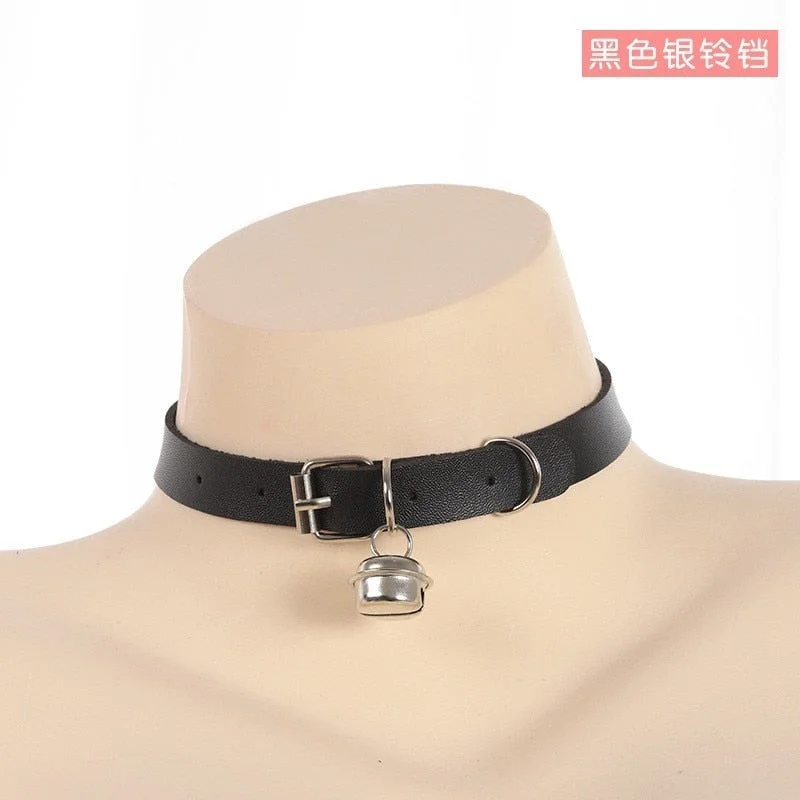 Sex Erotic Toys Accessories For Women Adult BDSM Bondage Games Cute Kawayi Collar With Bell Slave Cosplay Fetsih Necklace lolita