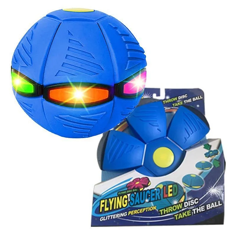 LED Magic Frisbee Flying Saucer Ball Toy