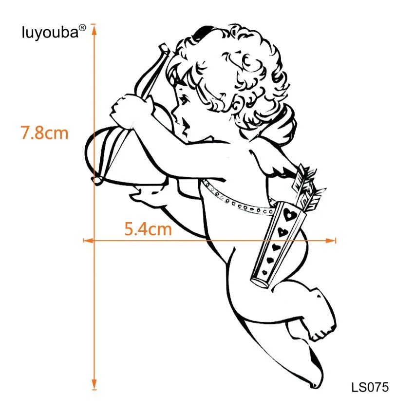 Eros Cupid Waterproof Temporary Tattoo Sticker Fake Tattoo Body Art Sticker Beauty The Flash tattoo For Kids Harajuku Tatoo