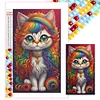 5D DIY Full Square Drill Diamond Painting Cat Animal Kit Home Decor (ZQA1262)