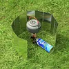 16 Plates Camping Stove Windscreen Aluminum Alloy Stove Windshield for Picnic