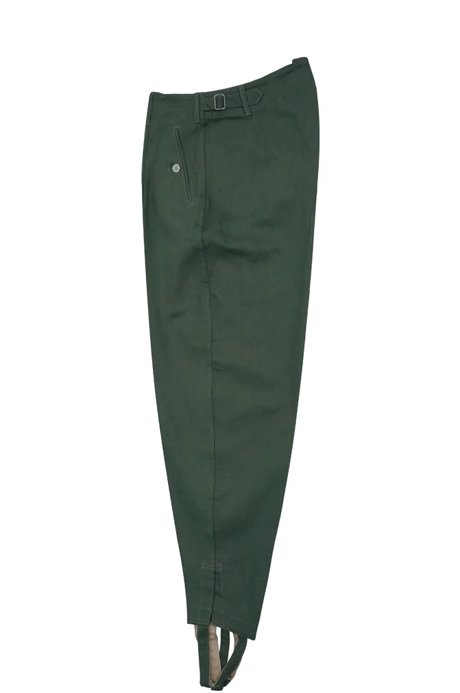   Wehrmacht/Elite M1942 Summer HBT Reed Green Field Trousers German-Uniform