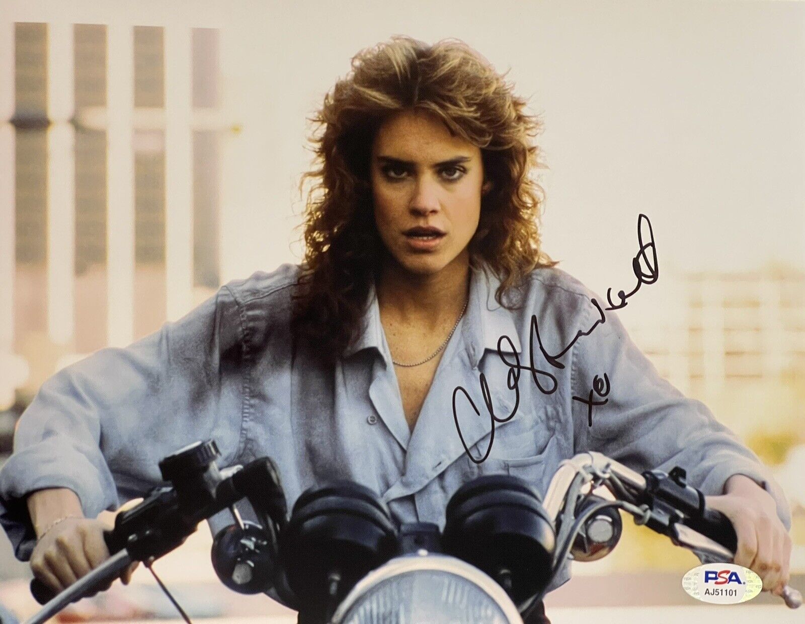 Catherine Mary Stewart Signed Autographed Last Starfighter 8x10 Photo Poster painting PSA/DNA