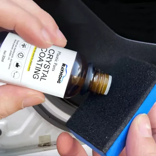 Dronehint ???  Car Plastics Parts Restorer Crystal Coating+Sponge For Car Door Frames Panel (For: Acura) Parts