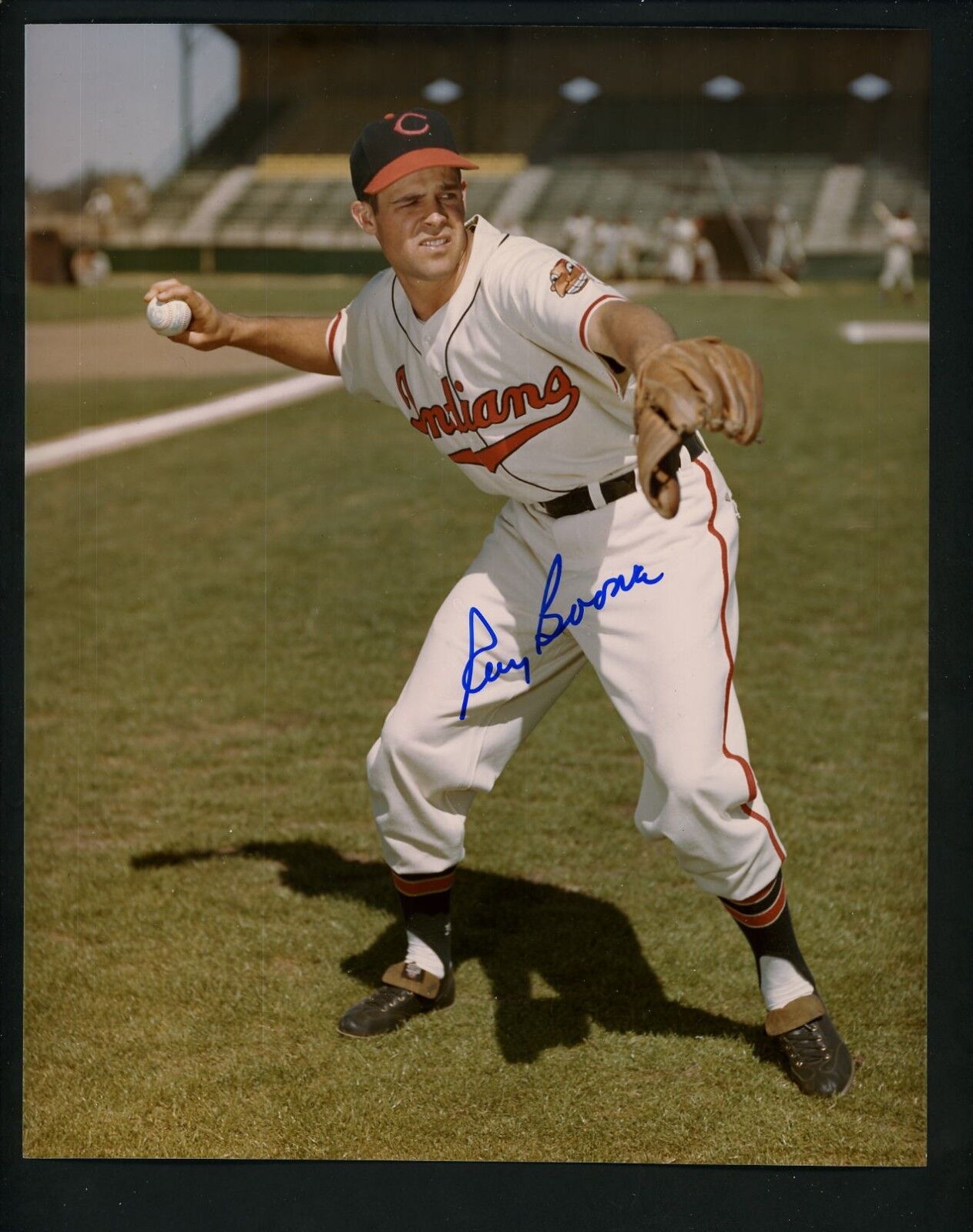 Ray Boone Signed Autographed 8 x 10 Photo Poster painting Cleveland Indians