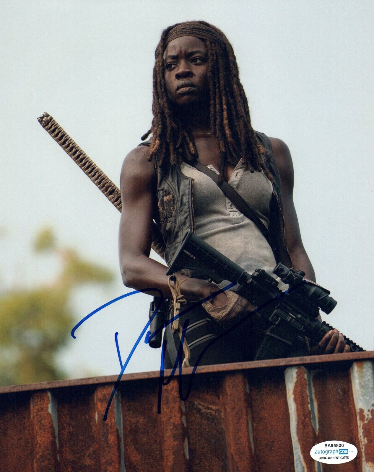 Danai Gurira Signed Autographed 8x10 Photo Poster painting The Walking Dead Michonne ACOA COA