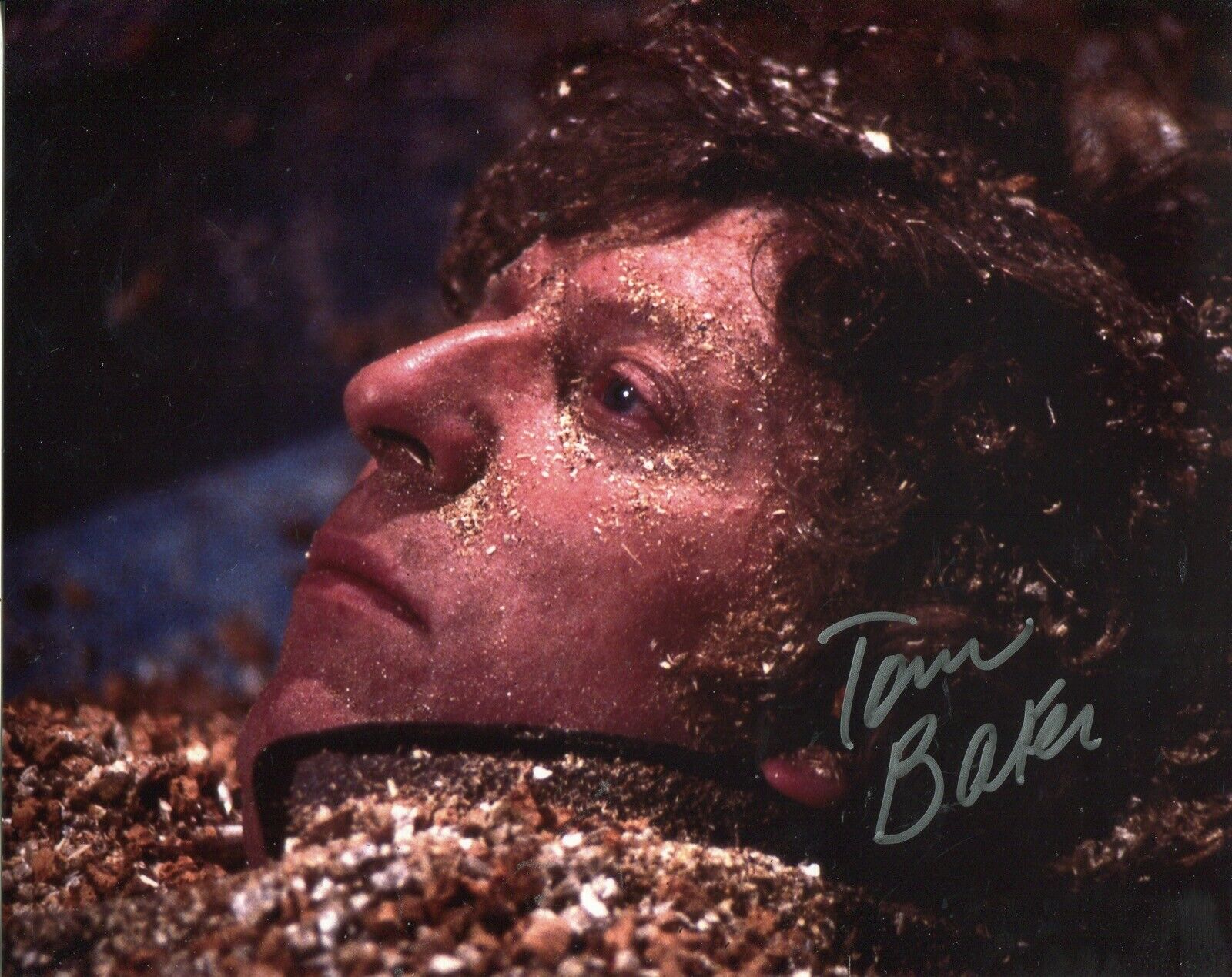 Tom Baker hand signed Doctor Who TV sci-fi series Photo Poster painting IMAGE 020 - UACC DEALER