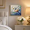 DIY Pre-Framed Deer Button Art Canvas Kit
