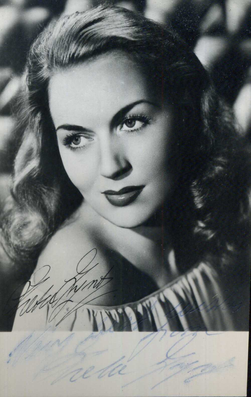 GRETA GYNT Signed Photo Poster paintinggraph - Film Star Actress - preprint