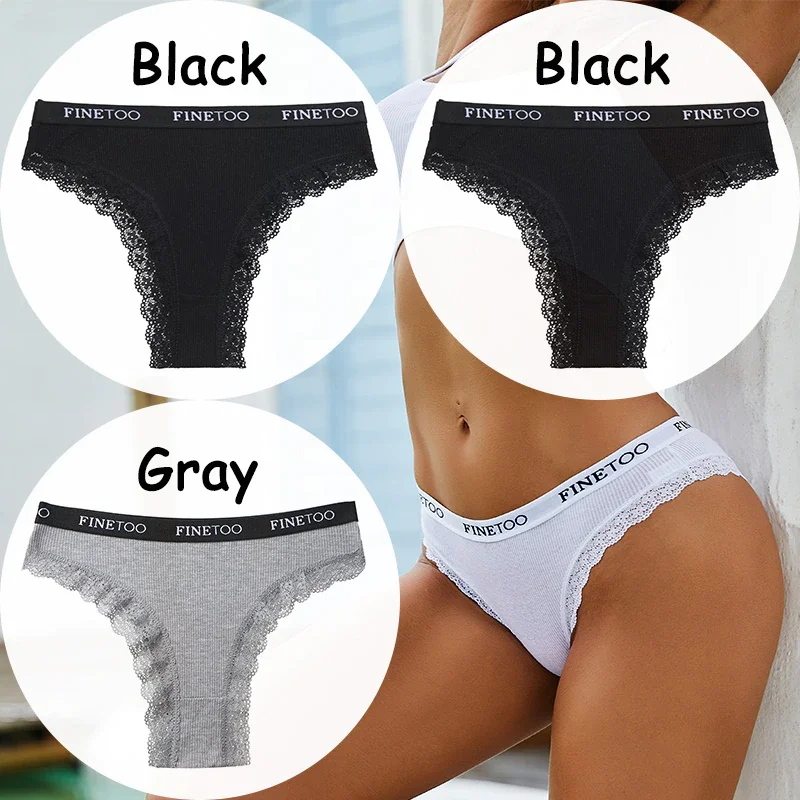 Billionm Lace Panties Women's Underwear Cotton Panties Sexy Lingerie Female Briefs Low-Waist Panty Girl Intimate Underpants
