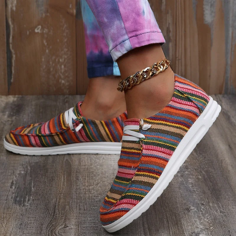 2021 New Women Shoes Sneakers Canvas Flats Large Size Women Fashion Vulcanize Shoes Summer Flats Mujer Zapatill Casual Shoes