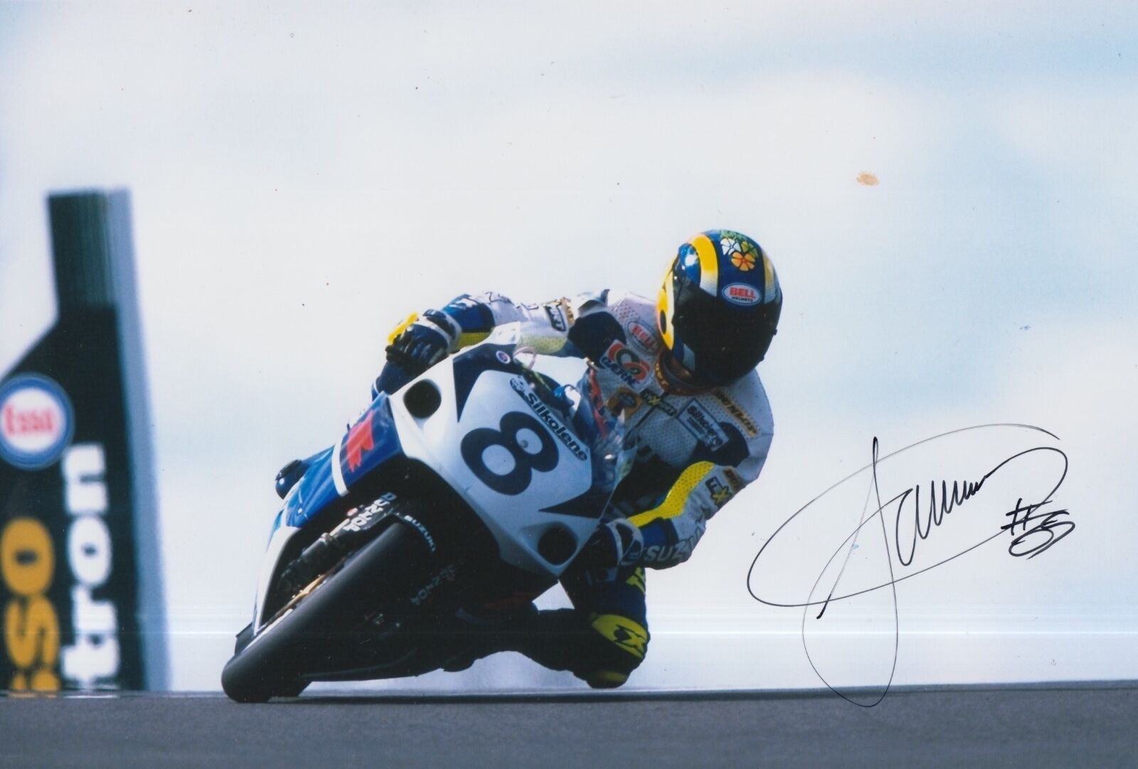 Jamie Whitham Hand Signed Photo Poster painting 12x8 Suzuki MotoGP 4.