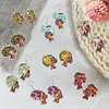 8 Pairs Girl Double Sided Diamond Painting Earrings Holiday Diamond Art Earrings