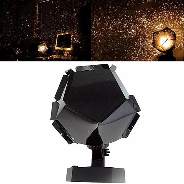 Romantic Planetarium Star Projector Galaxy Projector Night Light LED Projection Lamp For Home Planetarium Decoration Kids Bedroom Gift DIY Lights