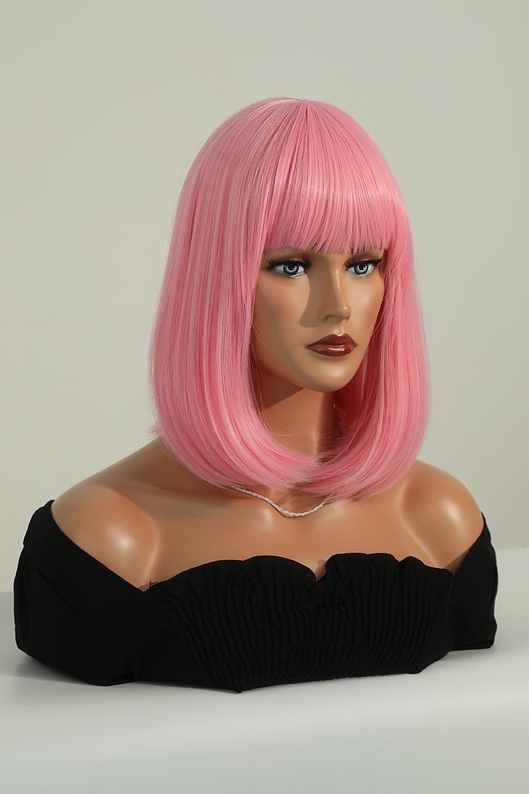 Party Pink Short Hair Wigs