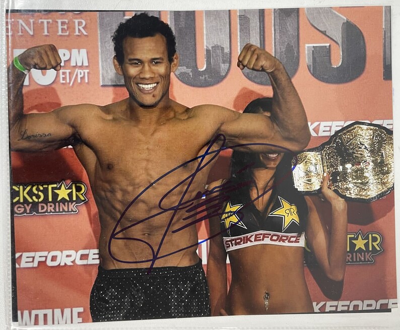 Ronaldo Jacare Souza Signed Autographed MMA Glossy 8x10 Photo Poster painting - COA Matching Holograms