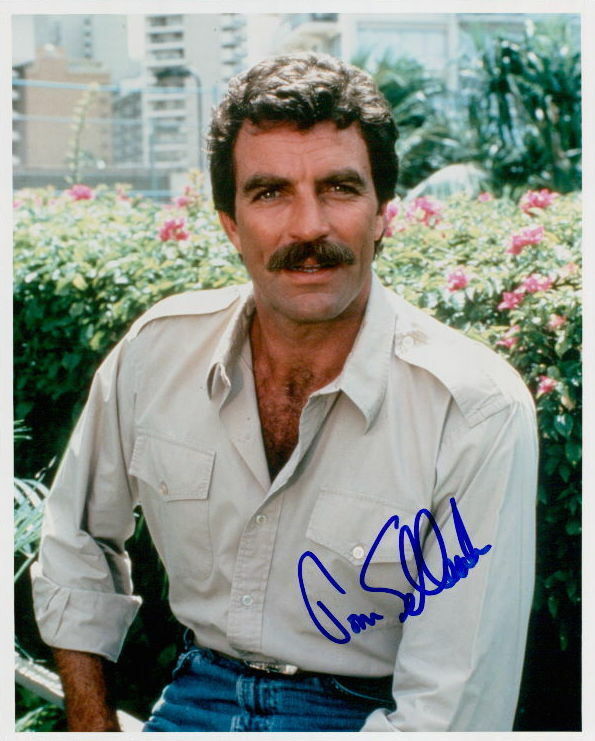 Tom Selleck (Magnum, P.I.) signed in-person 8x10 Photo Poster painting