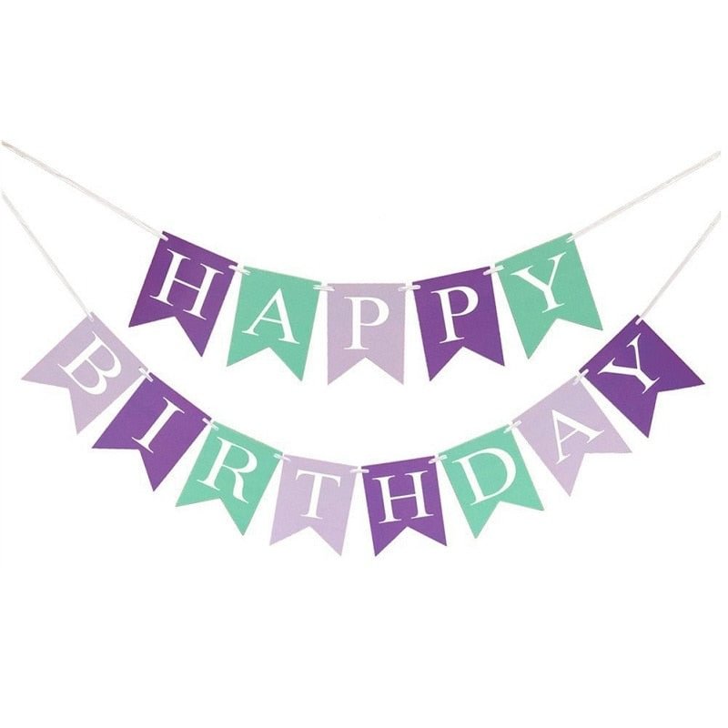 Little Mermaid Party Supplies Mermaid Balloon Banner Decoration Mermaid Birthday Party Favors Kids Birthday Parties Decorations
