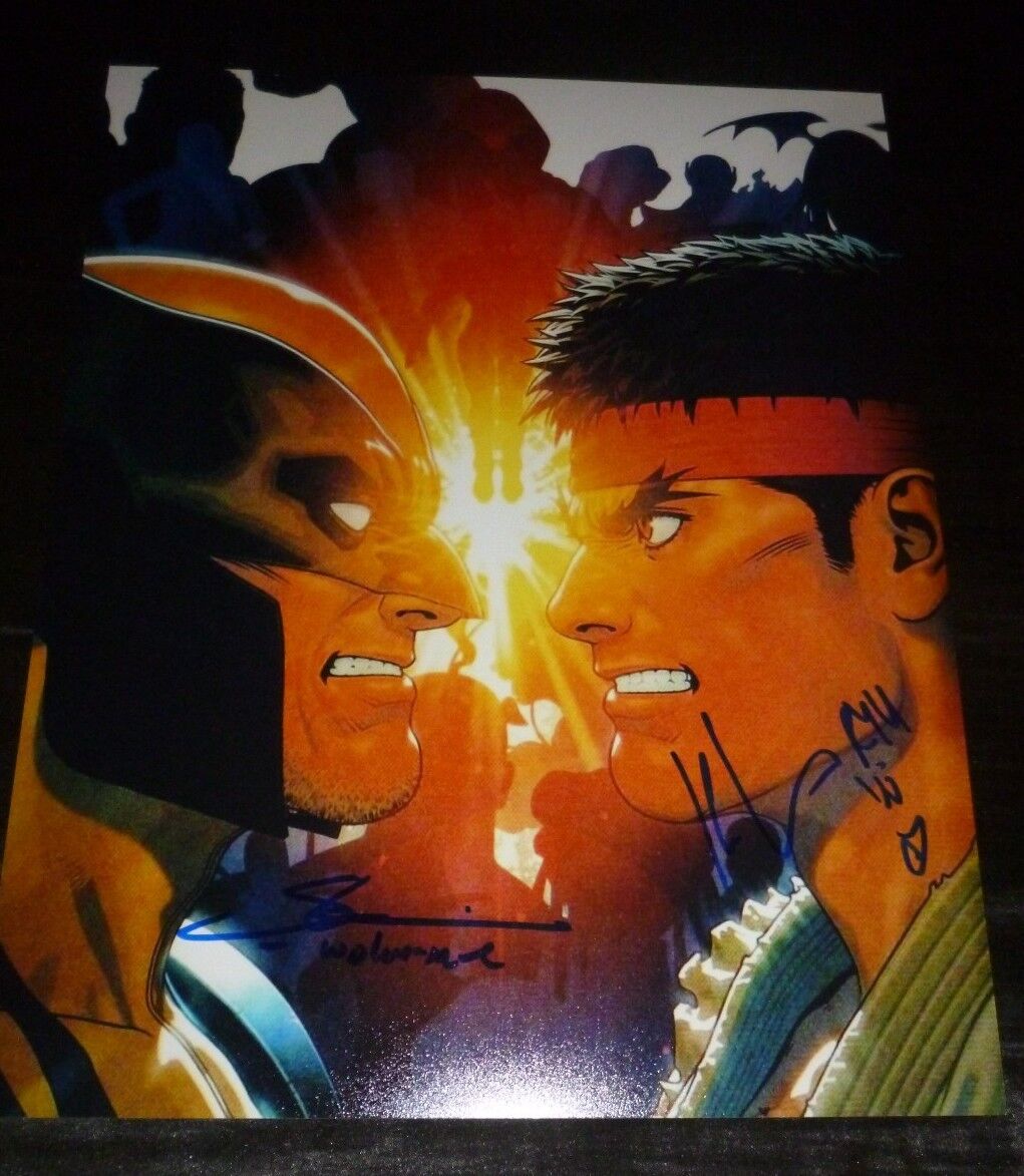 MARVEL VS. CAPCOM 3 Authentic Hand-Signed Steve Blum & Kyle Hebert