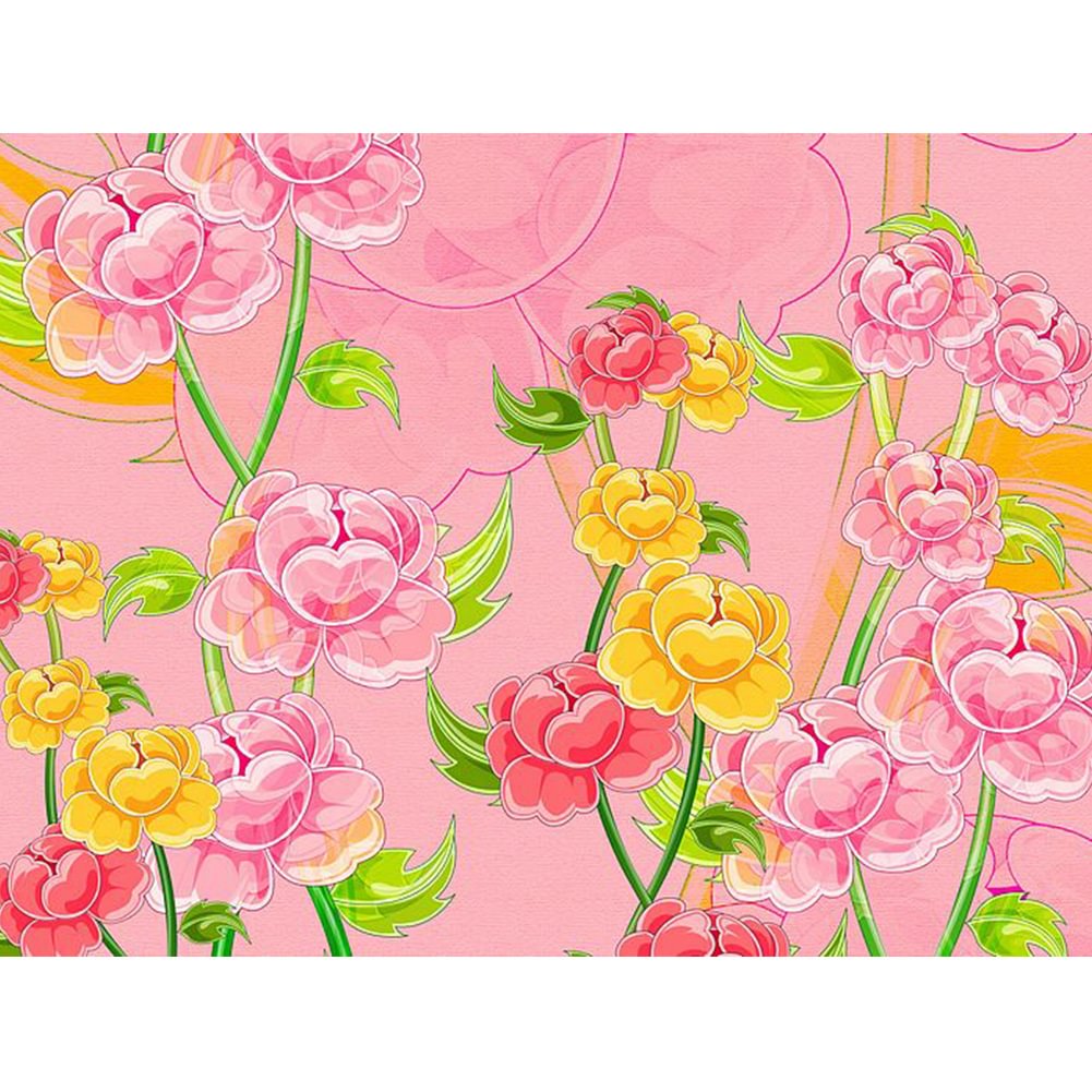 Flower - Full Round - Diamond Painting
