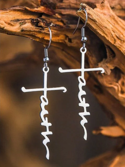 Women's Faith Earings socialshop