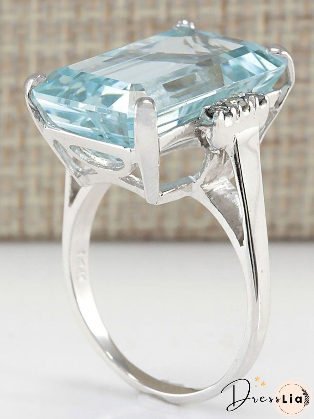 Sapphire Zircon Ring