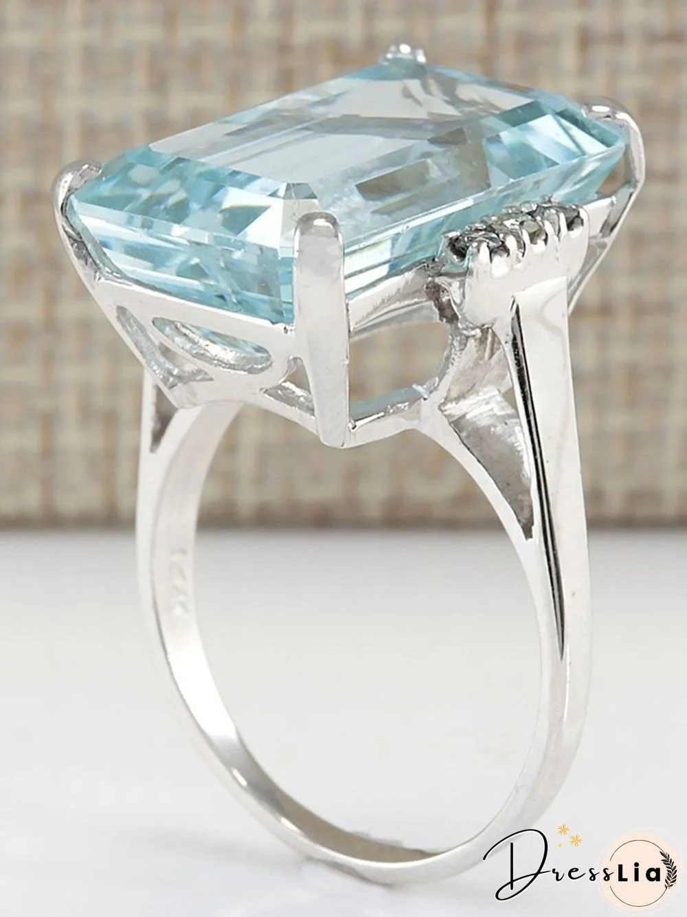 Sapphire Zircon Ring