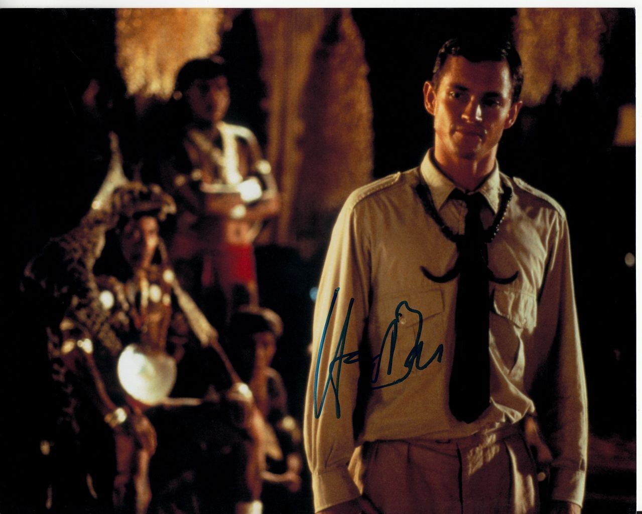 HUGH DANCY hand-signed SLEEPING DICTIONARY 8x10 color closeup AUTHENTIC W/ COA