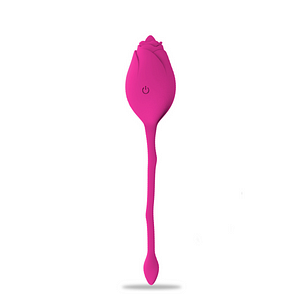 Wireless Rose Vibrator Female with Tongue Licking G-Spot Vaginal Ball Stimulator Love Egg