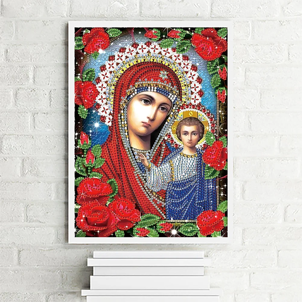 Diamond Painting - Partial Special Shaped Drill - Religious(25*30cm)