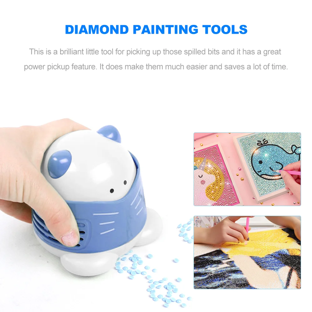 Mini Diamond Painting Drill Desktop Vacuum Cleaner Small Cleaning Machine