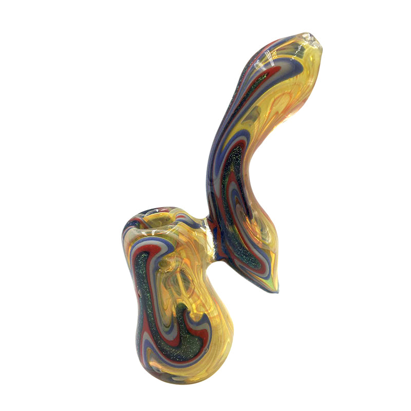 Wholesale Price Glass Bubbler Pipe Tobacco Smoking Pipe 