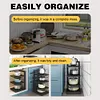 Heavy Duty Pan Organizer 4 Layer Pan Organizer Rack for Dutch Oven Cast-iron Pan