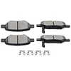 SCITOO D1033 Rear Ceramic Brake Pads Sets Fit For Chevy Cobalt/For Malibu/HHR,For Pontiac G5 2007-2010,For Pontiac G6 2005-2010,For Saturn Aura 2007-2009,For Saturn Ion 2004-2007