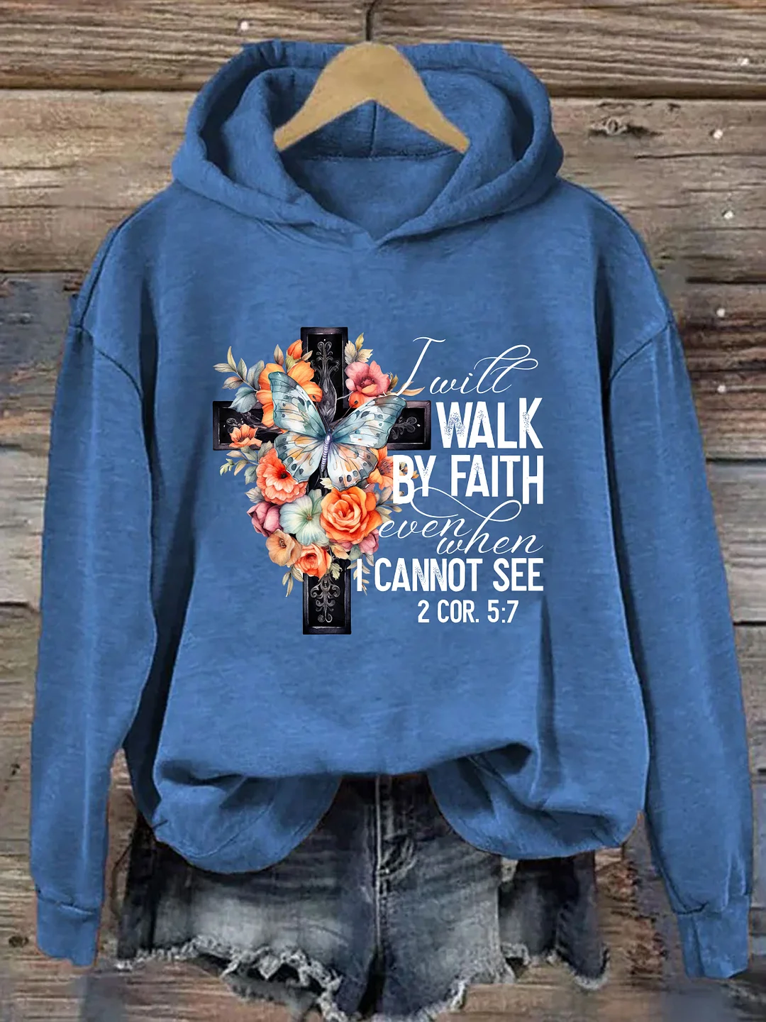 Walk by Faith Hoodie