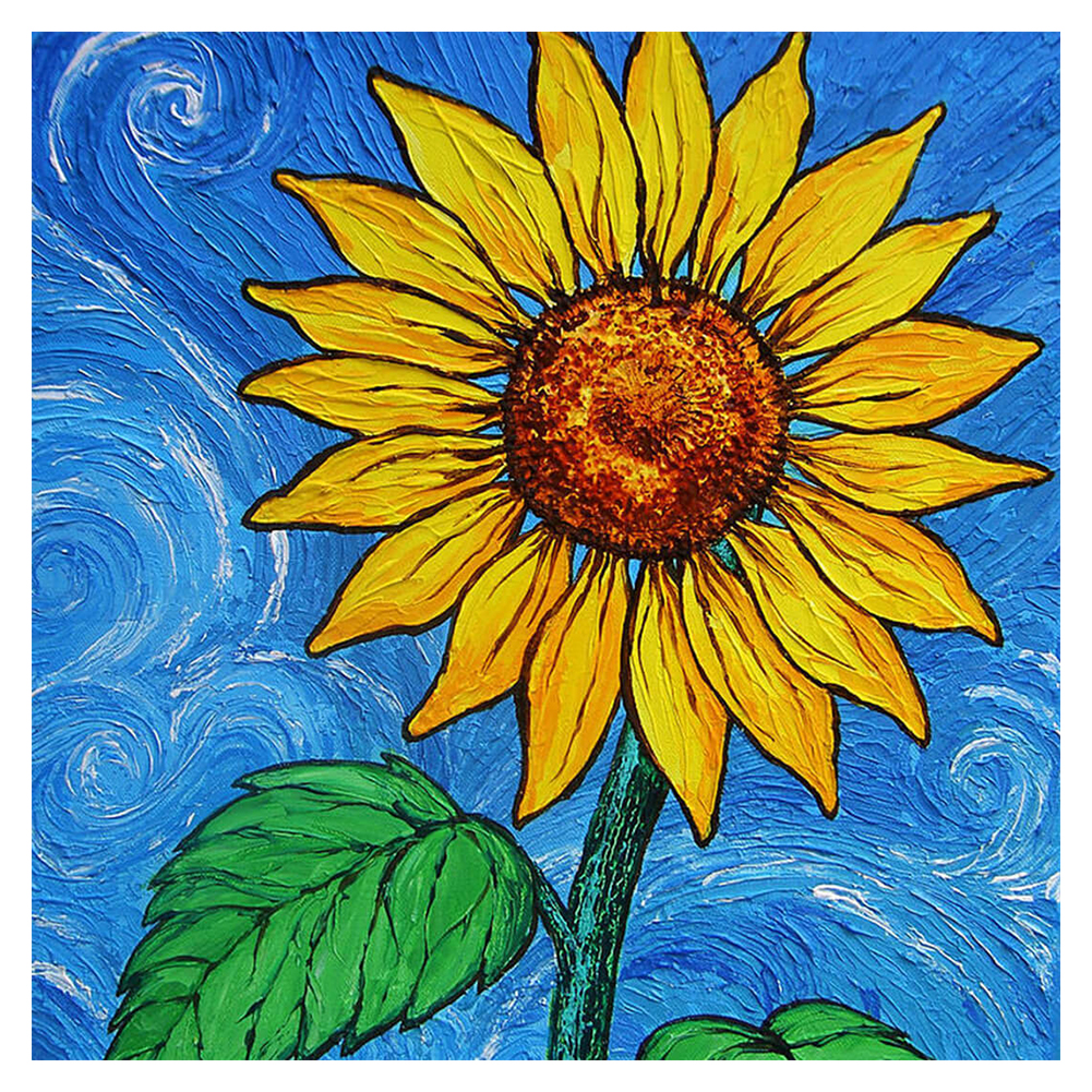 SunflowerPaint by Numbers 20*20cm