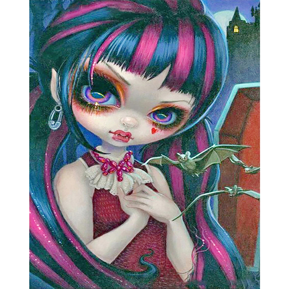 

Elf Doll - 11CT Stamped Cross Stitch - 40*50CM, 501 Original