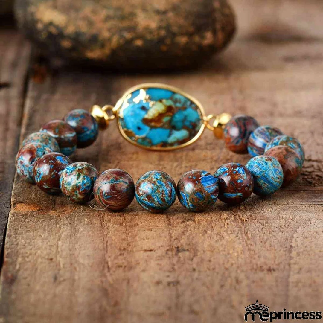 Natural Stone Beaded Bracelet