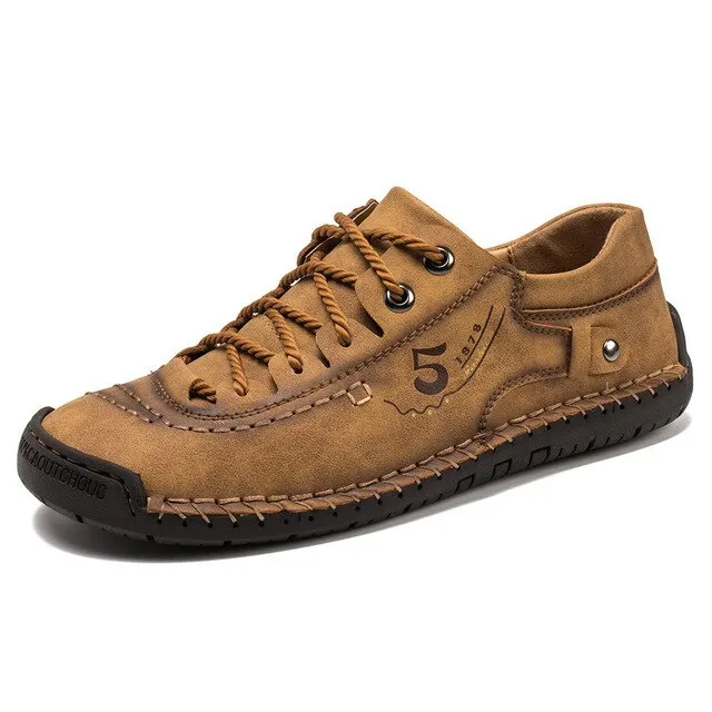 Winter Warm Boots Leather Men's Snow Boots Winter Flat Handmade Breathable Moccasins Designer Style Walking Shoes Sneakers VIP