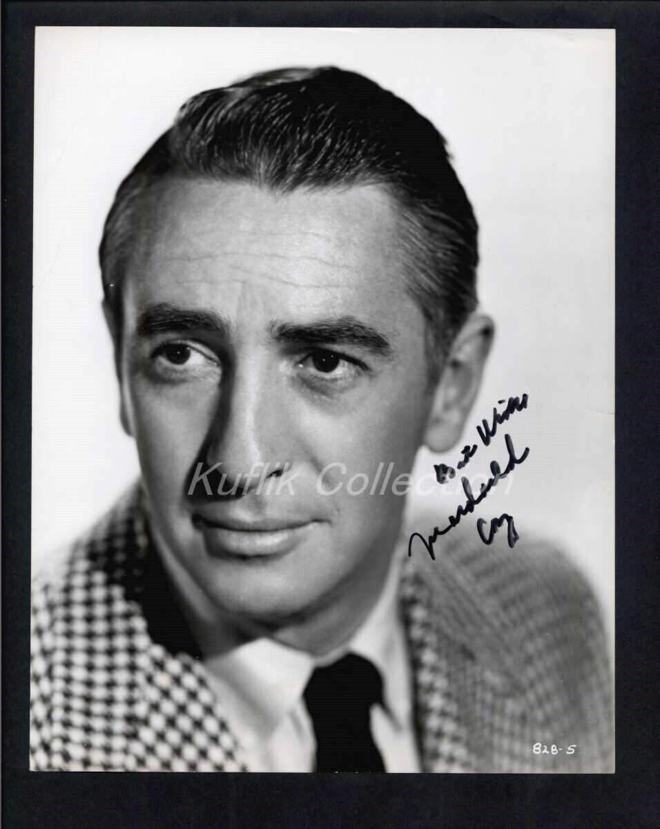 Macdonald Carey - Signed Vintage Celebrity Autograph Photo Poster painting