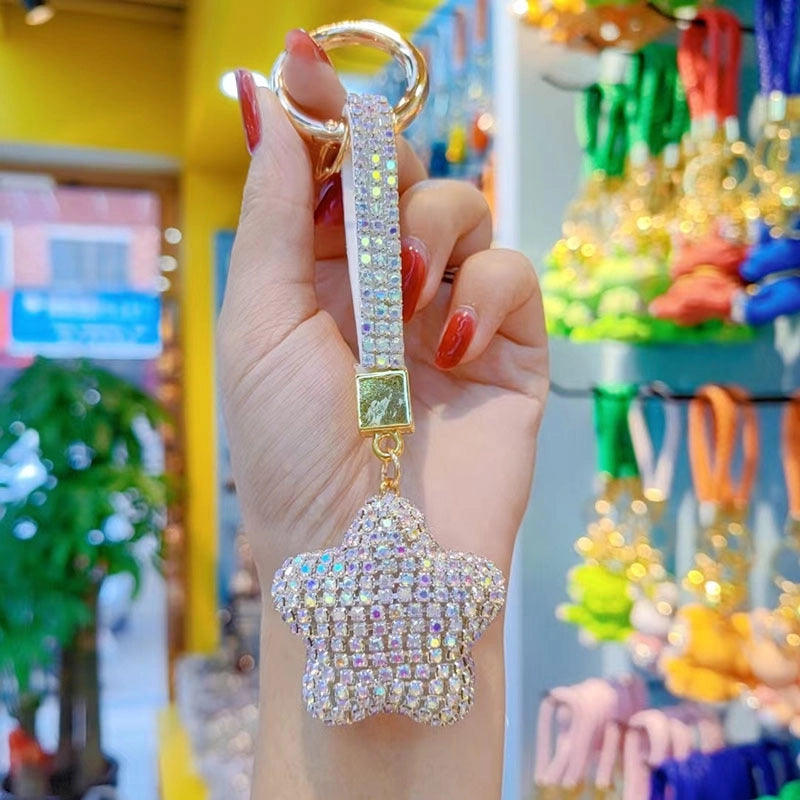 Cute Star Czech Diamond Women’s Keychain