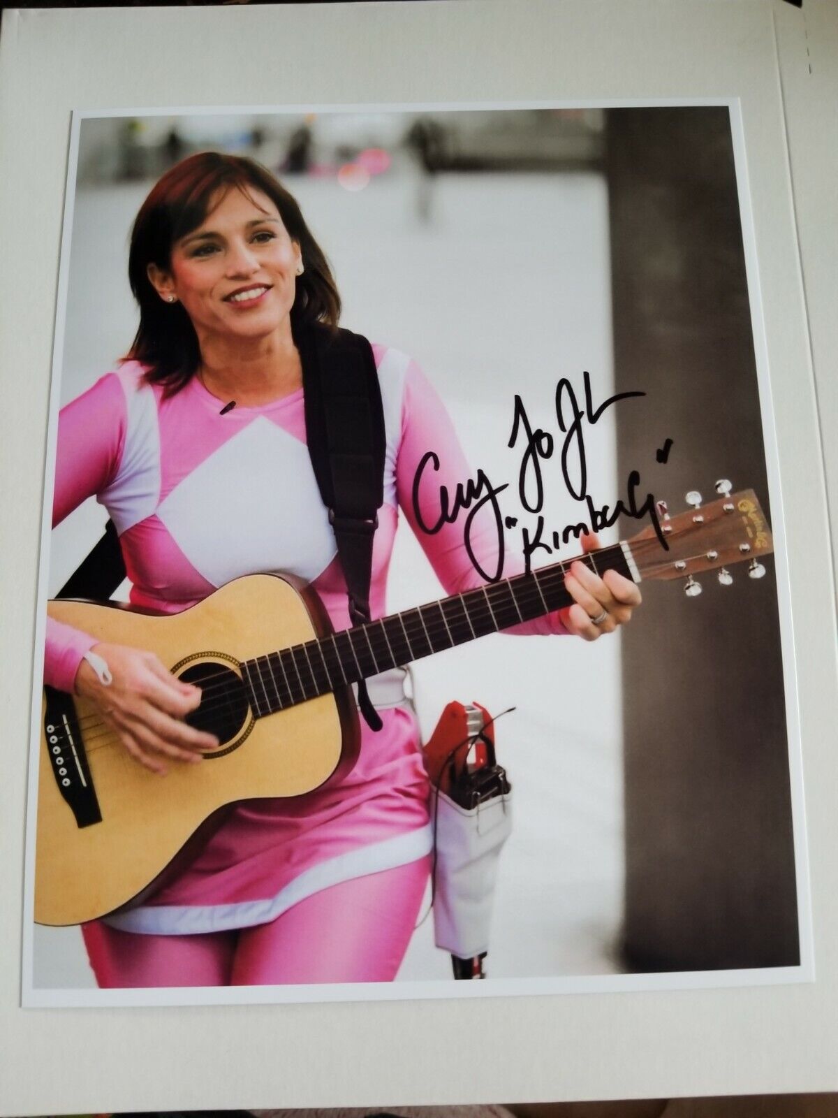 Pink Power Ranger Signed 8x10 Photo Poster painting RP -  Shipping!! 90's