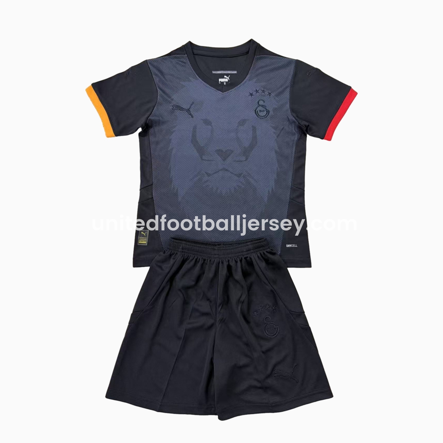 Galatasaray 24-25 Black Special Edition Men's Adult Jersey Set - Fans Version