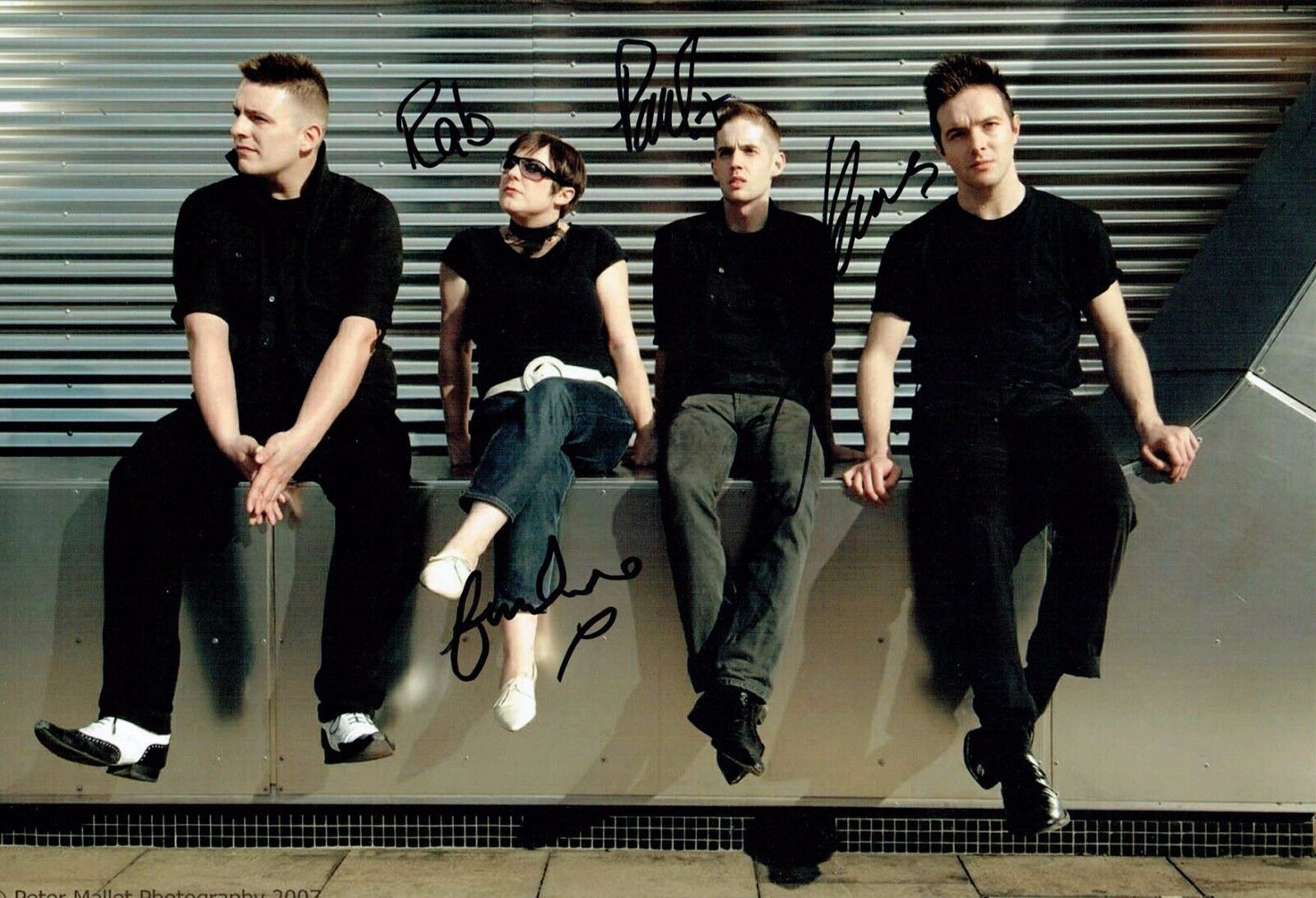 GLASVEGAS Signed 12x8 Photo Poster painting AFTAL Autograph COA Scotish Indie Rock Band