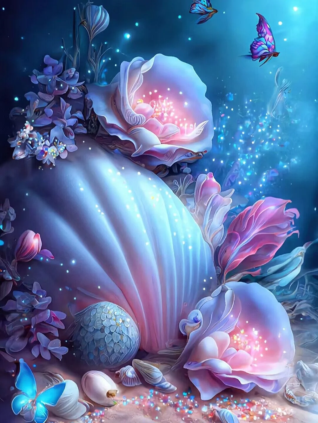 Diamond Painting - Full Round/Square Drill - Dream Sea Beach(30*40 - 50*60cm)