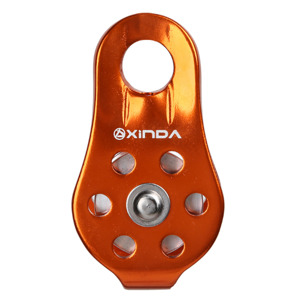 Outdoor Bearing Lifting Rock Climbing Fixed Rope Pulley Equipment